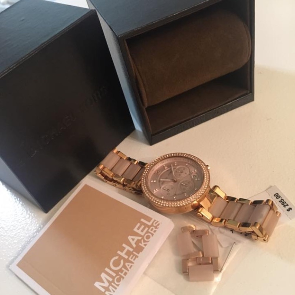 MK ROSE GOLD WATCH